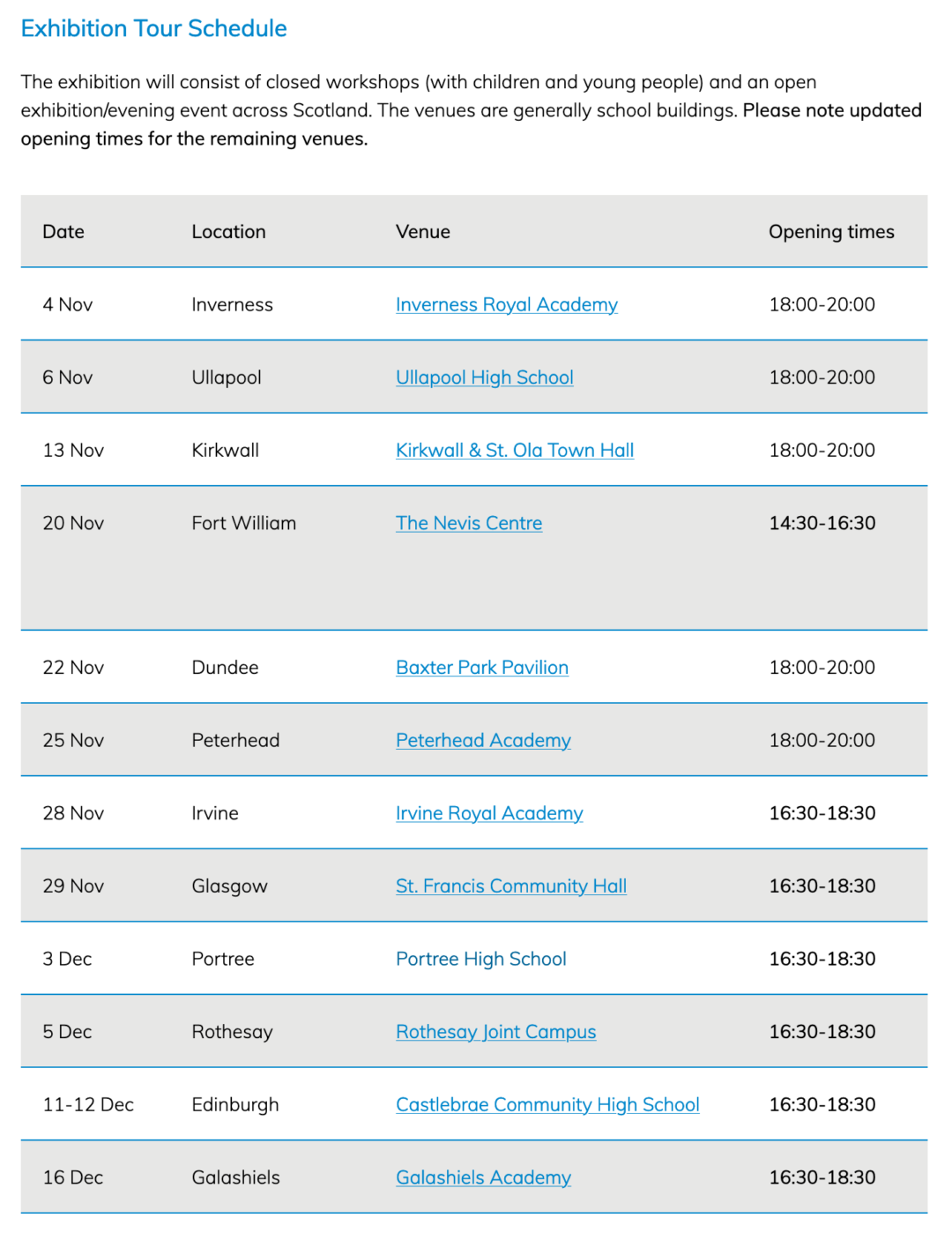 Housing 2040 Schedule