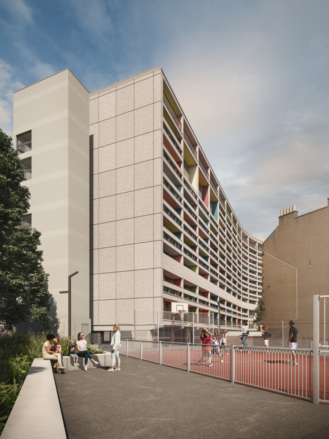 Cables Wynd House & Linksview House I Image credit © Collective Architecture Cables Wynd House & Linksview House I Image credit © Collective Architecture