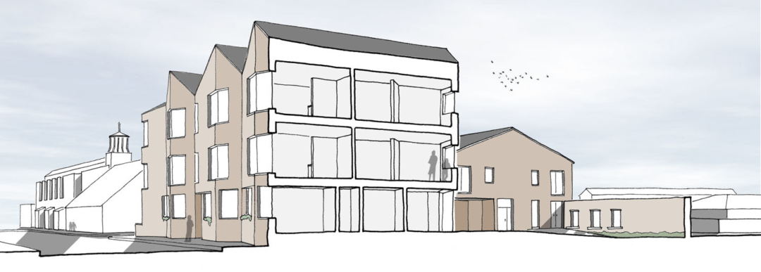 Section Through Carville Rd